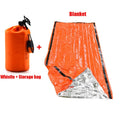 Mylar Emergency Survival Blanket Sleeping Bag — Waterproof Thermal Sack