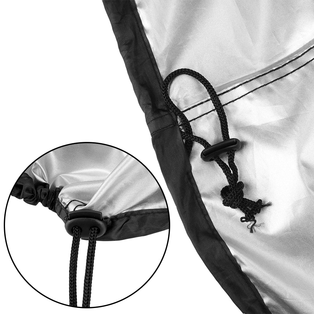 Round BBQ Grill Cover — Waterproof All-Weather Protective Shield