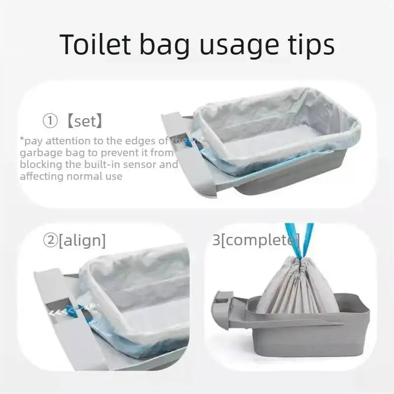 Self-Cleaning Litter Box Liner Bags — Thick & Leak-Proof