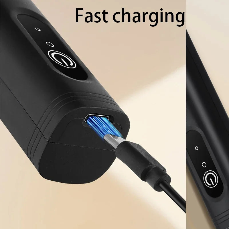 Electric Milk Frother — 3-Speed USB Handheld Foam Maker